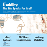 Cover of Usability: The Site Speaks for Itself