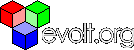 evolt logo on black
